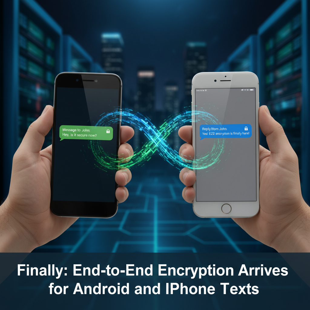 Finally: End-to-End Encryption Arrives for Android and iPhone Texts