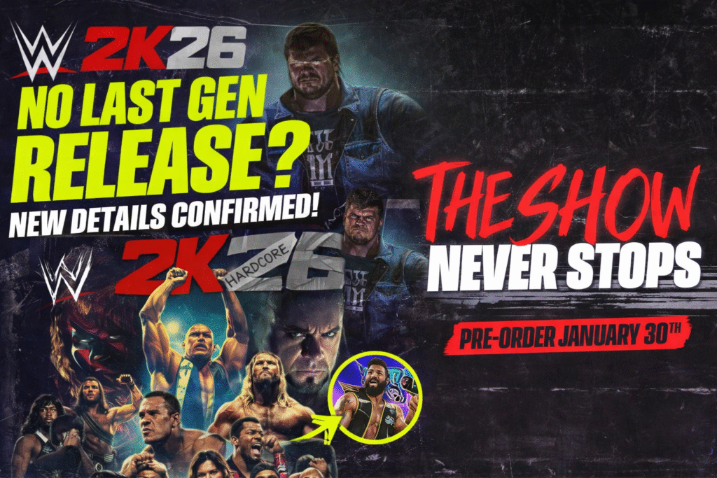 WWE 2K26 Not Releasing On Last-Gen Consoles: What It Means for Players and the Future of the Series